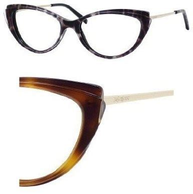 YVES SAINT LAURENT 6344 Eyeglasses 02PR Havana 52